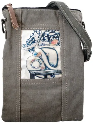 Beetle Flower Girl Tent Crossbody Bag