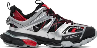 Balenciaga Black & Silver Track Sneakers