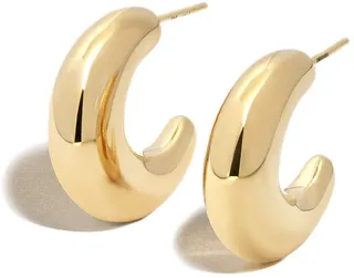 Small Crescent Moon Earrings