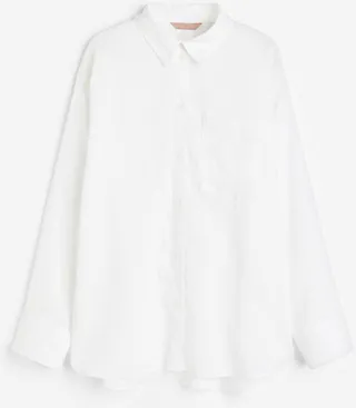 Oversized Linen-blend Shirt