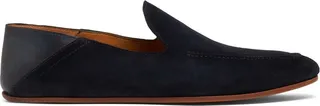 Almond-Toe Suede Slippers
