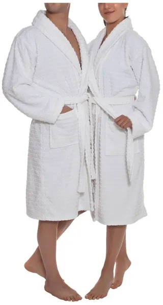 Ozan Premium Home Azure Unisex Collection Terry Cloth Bathrobe Bedding