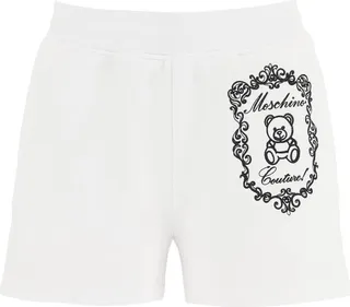 Teddy Bear Embroidery Sweatshorts