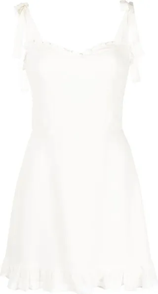 Ruffle-Trim Minidress