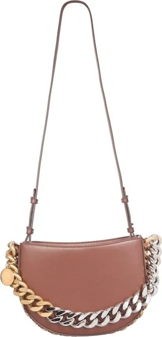 Stella McCartney Frayme Chain-Linked Shoulder Bag