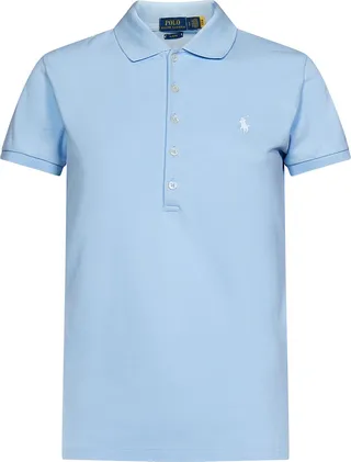 Stretch Fit Polo Shirt With Logo
