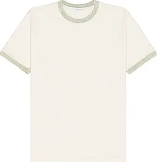 JOHN ELLIOTT Mineral Wash Ringer Tee in Ivory