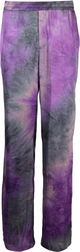 Slip-On Straight-Leg Trousers