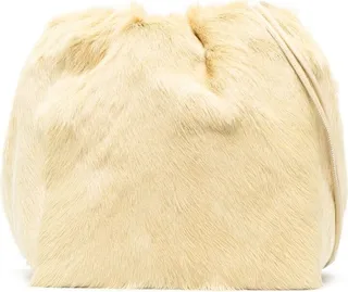 Fur Drawstring-Fastening Shoulder Bag