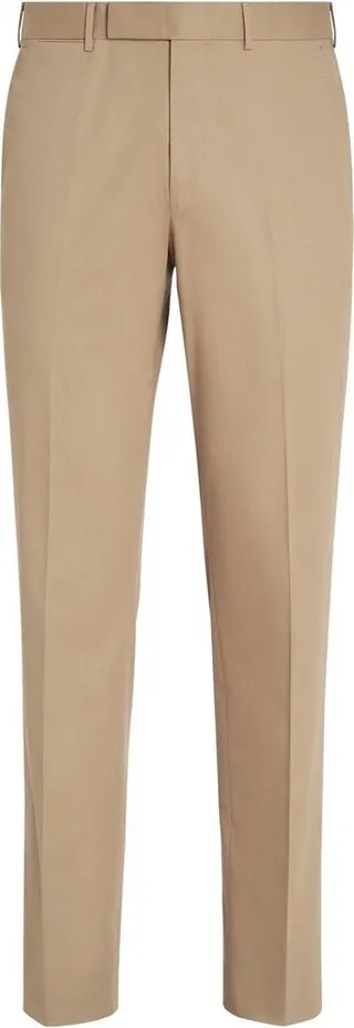 Slim-Cut Leg Trousers
