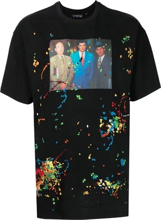 Mobster graphic-print T-shirt