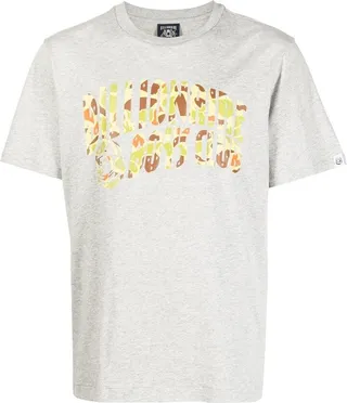 Camo Arch logo-print T-shirt