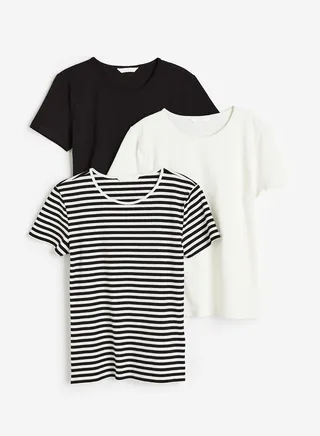 3 Pack Crew Neck T-Shirt
