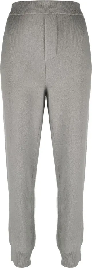 Logo-Embroidered Knitted Track Pants