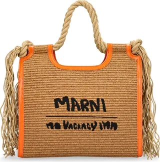 Marcel embroidered logo tote bag