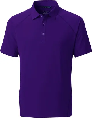 Response Woven Polo Shirt - College Purple - L