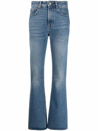 Distressed-Effect Denim Jeans