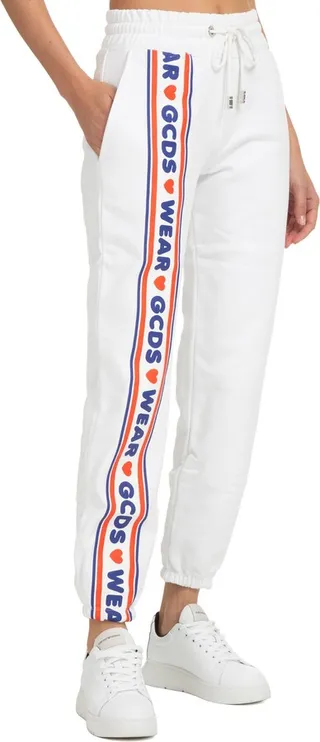Cute Tape Logo Cotton Sweatpants