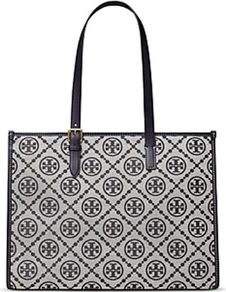 Tory Burch T Monogram Jacquard Medium Tote