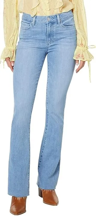Paige High-Rise Manhattan Boot 32 Raw Hem in Dovetail (Dovetail) Women's Jeans