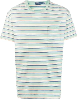 striped cotton T-shirt