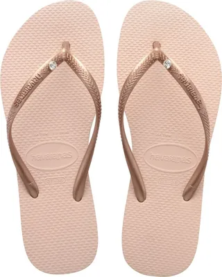 Havaianas Women's Slim Swarovski Crystal Ii Flip Flop Sandals Women's Shoes