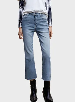 High Waist Flared Jeans