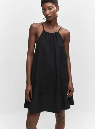 Floral Embroidered Dress