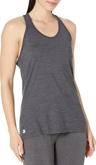 Smartwool Merino Sport 150 Tank (Charcoal Heather) Women's Clothing