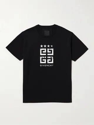 4G Logo-Print Cotton-Jersey T-Shirt