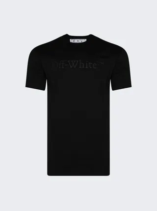 Bookish Laundry Slim T-Shirt Black