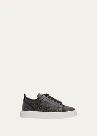 Men's Adolon Junion Monogram Low-Top Sneakers
