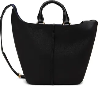 Chloé Black Medium Deia Shoulder Bag