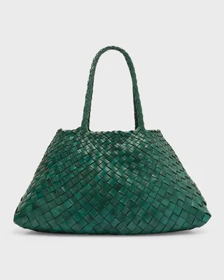 Santa Croce Woven Leather Tote Bag