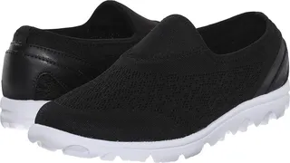 Propet TravelActiv Slip-On (Black) Women's Slip on Shoes