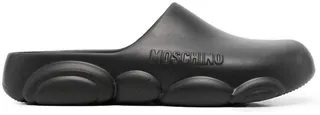 Teddy Bear-sole round-toe slides