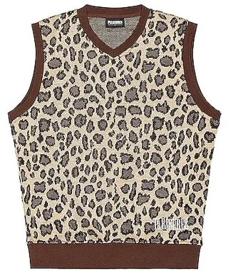 Pleasures Survival Sweater Vest in Beige