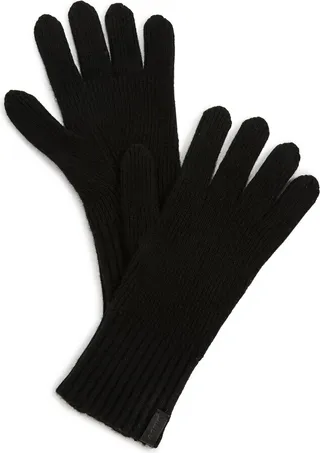 Vince Cashmere Blend Shaker Stitch Knit Glove