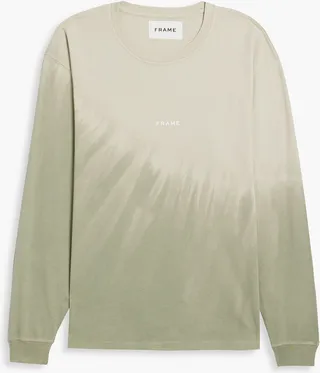 Printed cotton-jersey T-shirt