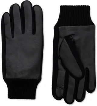Calvin Klein Men's Mix-Media Gloves