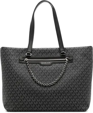 Logo Jacquard Tote Bag