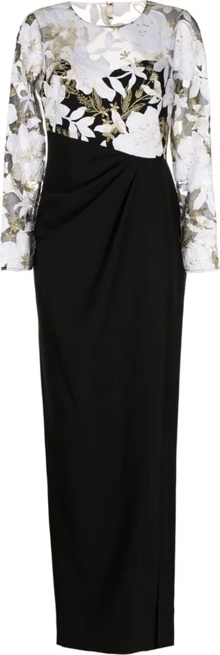 Botanical long dress