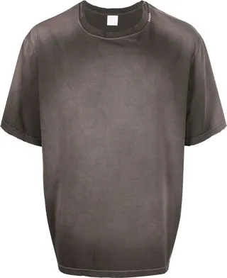 distressed-effect oversize T-shirt
