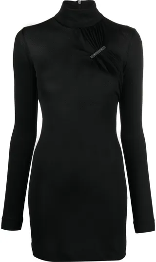 High-Neck Minidress