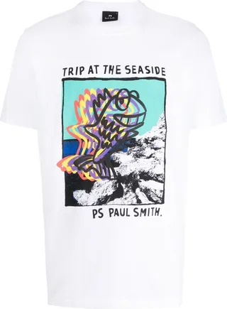 graphic-print cotton T-shirt