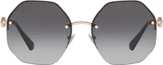 Bulgari Oversized Frame Sunglasses