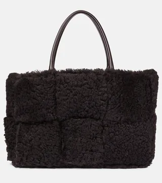 Arco shearling tote