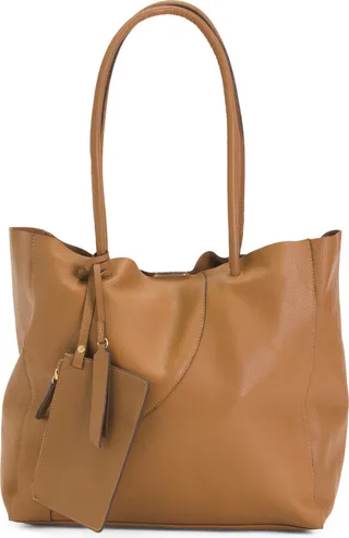 Leather Large Tote