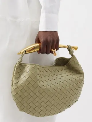 Sardine Intrecciato-leather Handbag