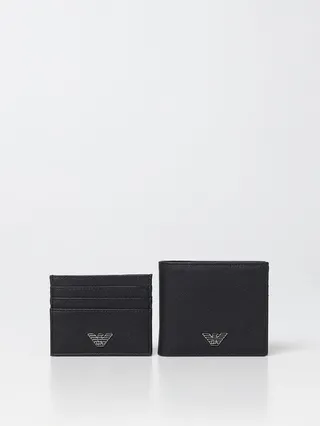 Emporio Armani 2-piece set in regenerated saffiano leather
